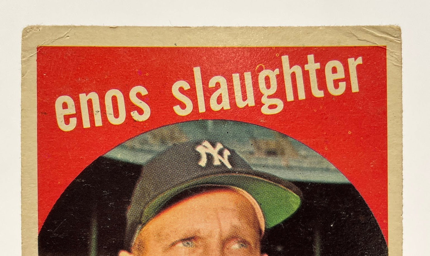 Enos Slaughter 1959 Topps #155 New York Yankees GD - Collector Store LLC
