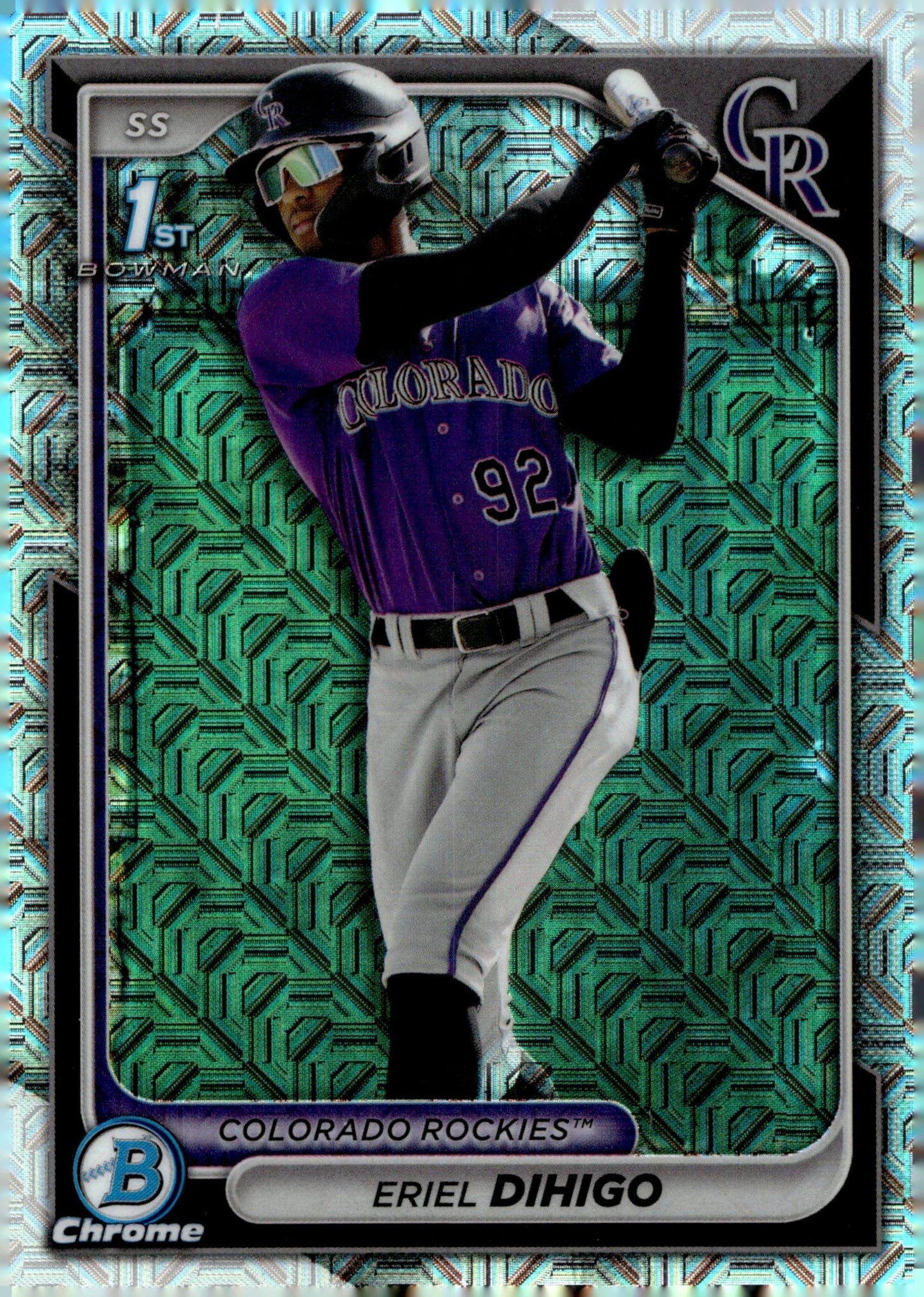Eriel Dihigo 2024 Bowman Chrome Mojo Refractor #BCP - 200 - Collector Store LLC