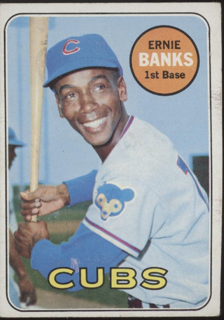 Ernie Banks 1969 Topps #20 Chicago Cubs VG #1 - Collector Store LLC