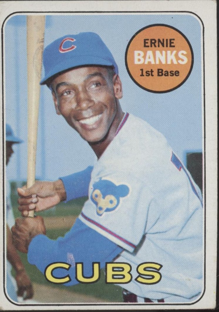 Ernie Banks 1969 Topps #20 Chicago Cubs VG #2 - Collector Store LLC
