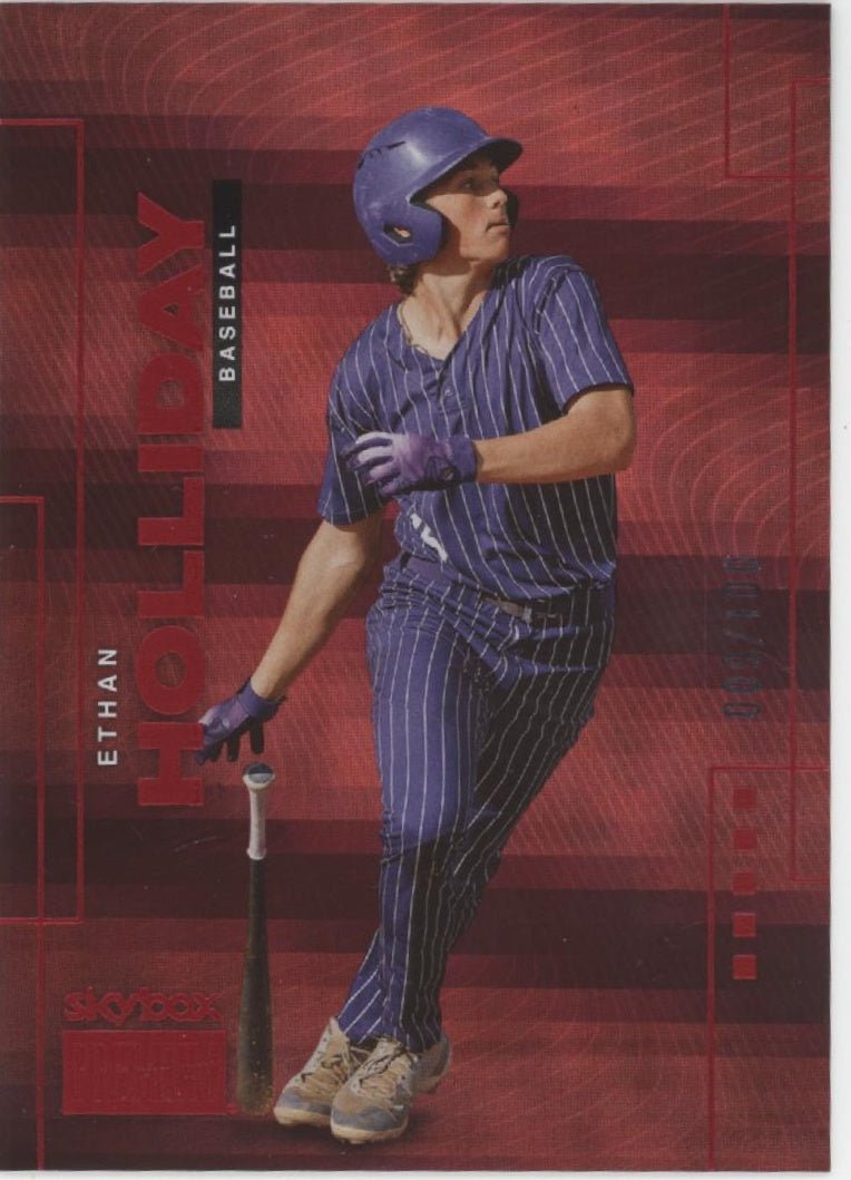Ethan Holliday 2024 Skybox Metal Universe Premium Star Rubies 009/100 S - 26 - Collector Store LLC