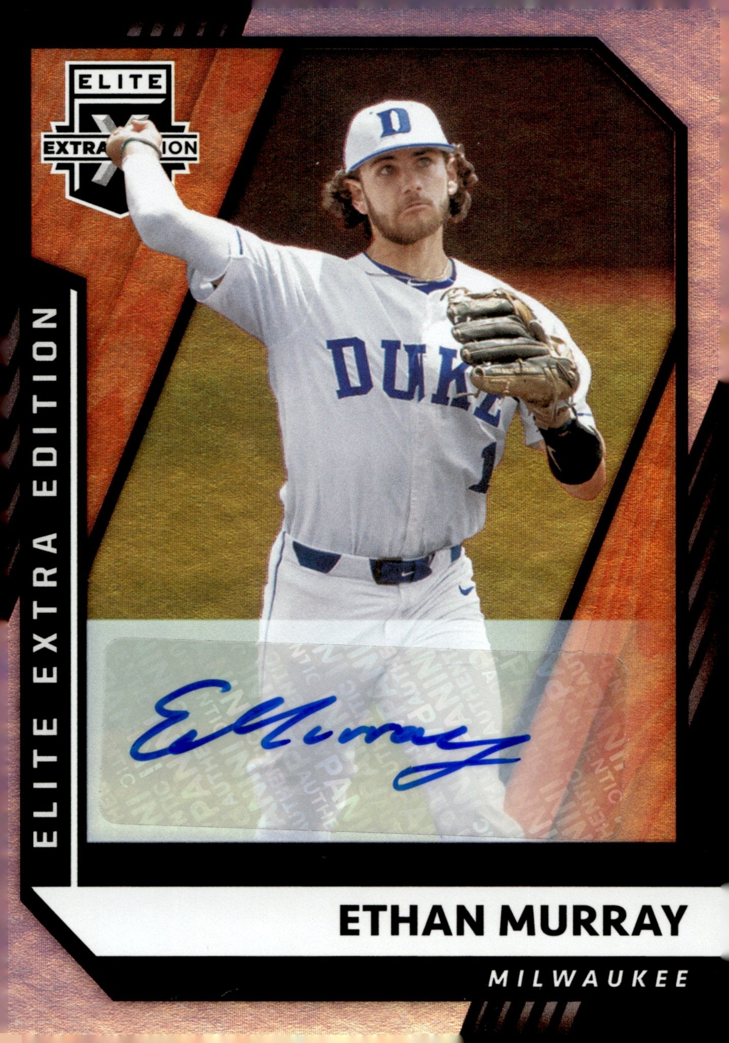 Ethan Murray 2021 Panini Elite Extra Edition Foil Auto #147 - Collector Store LLC