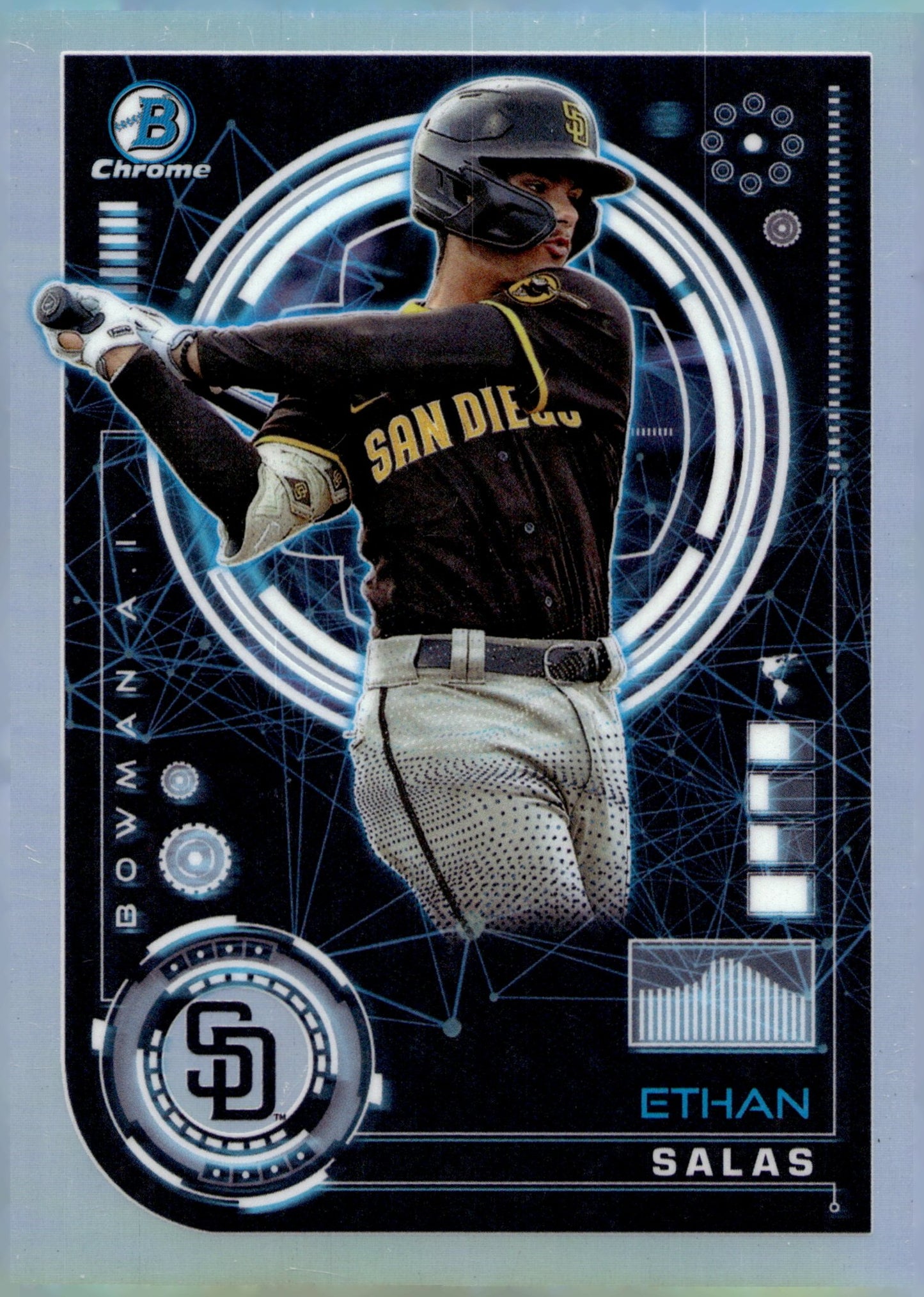 Ethan Salas 2024 Bowman Chrome AI Refractor #BAI - 14 - Collector Store LLC