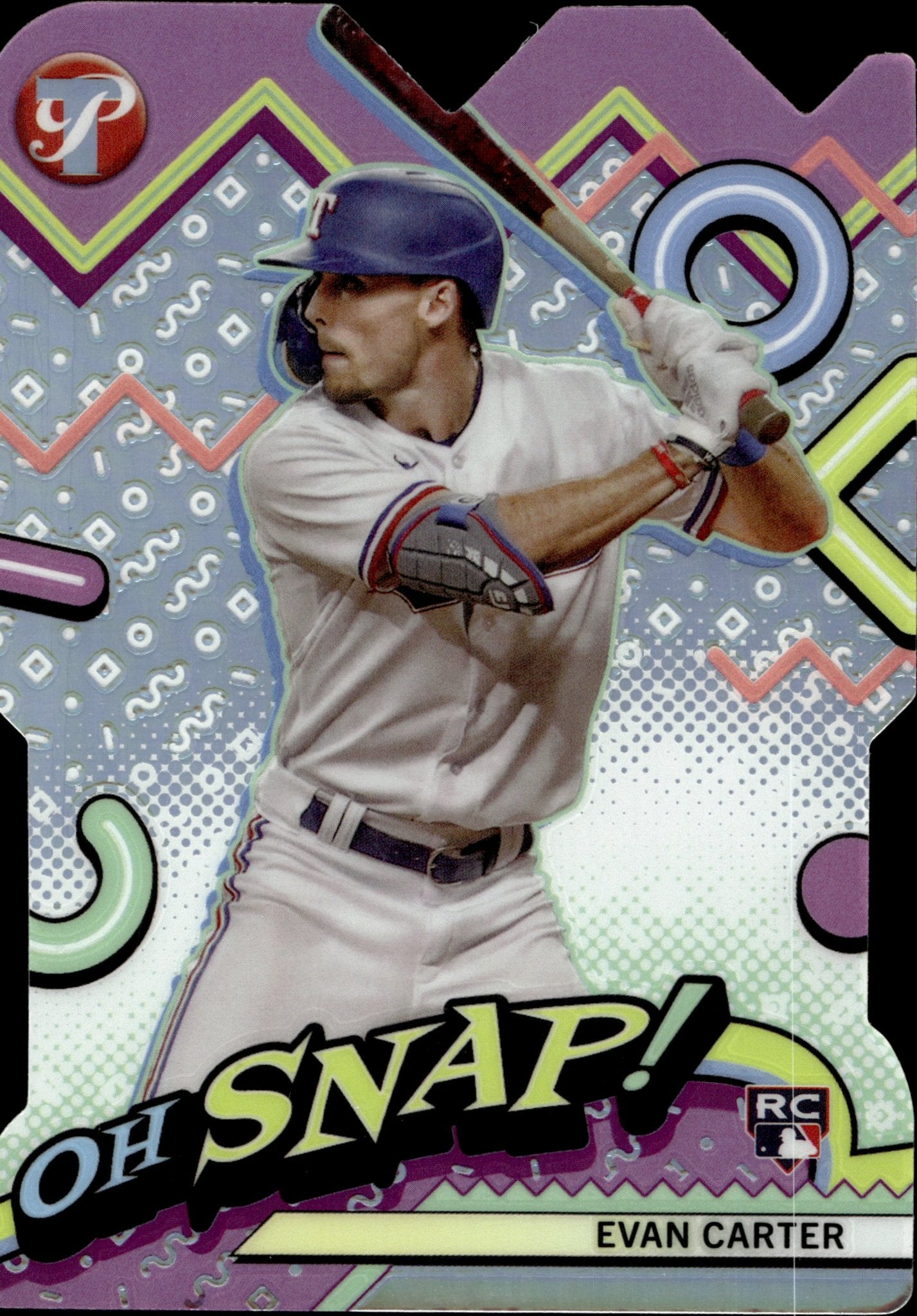 Evan Carter 2024 Topps Pristine Oh Snap! Die - Cut RC #OH - 5 - Collector Store LLC