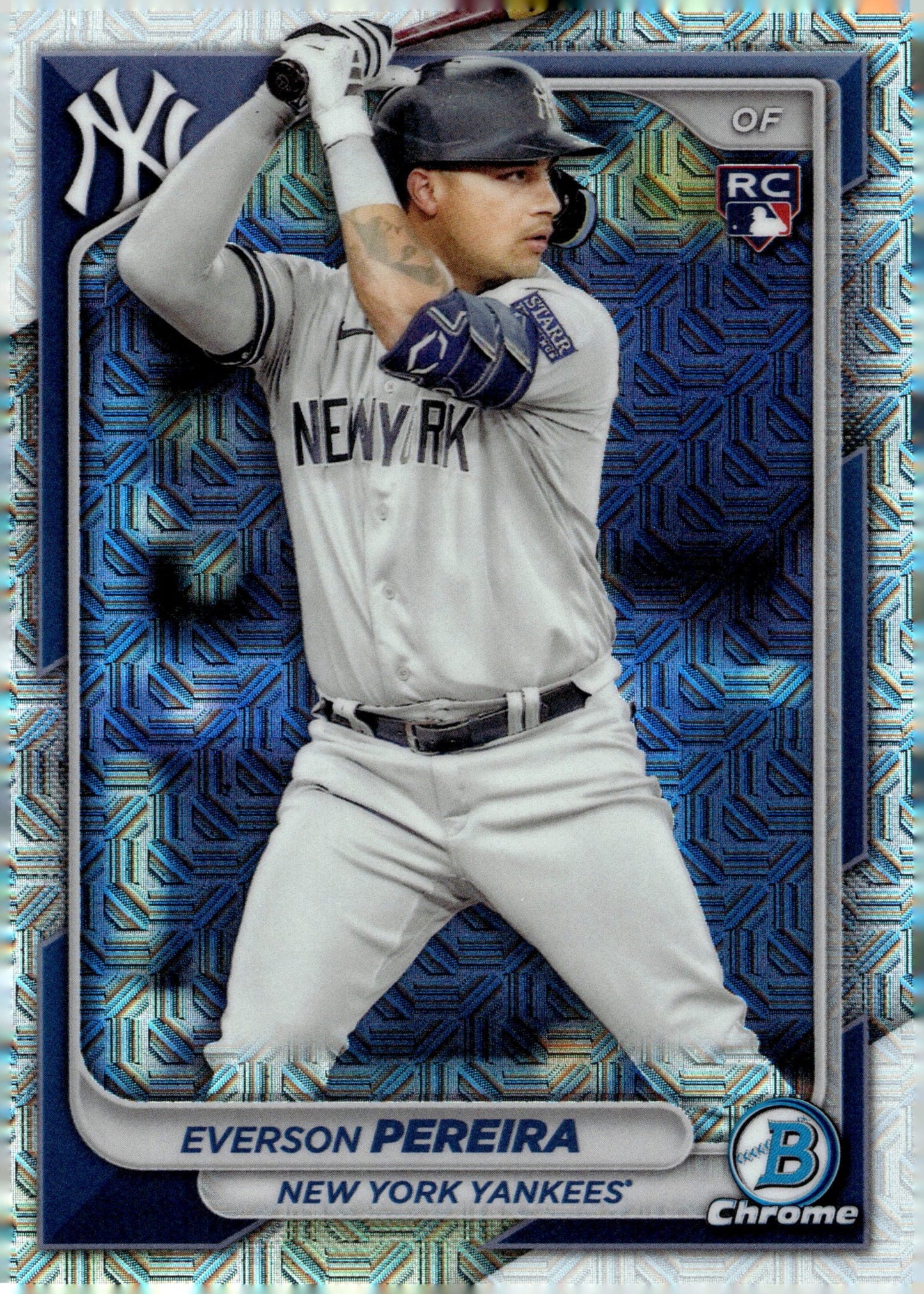 Everson Pereira 2024 Bowman Chrome Mojo Refractor RC 93 2 - Collector Store LLC