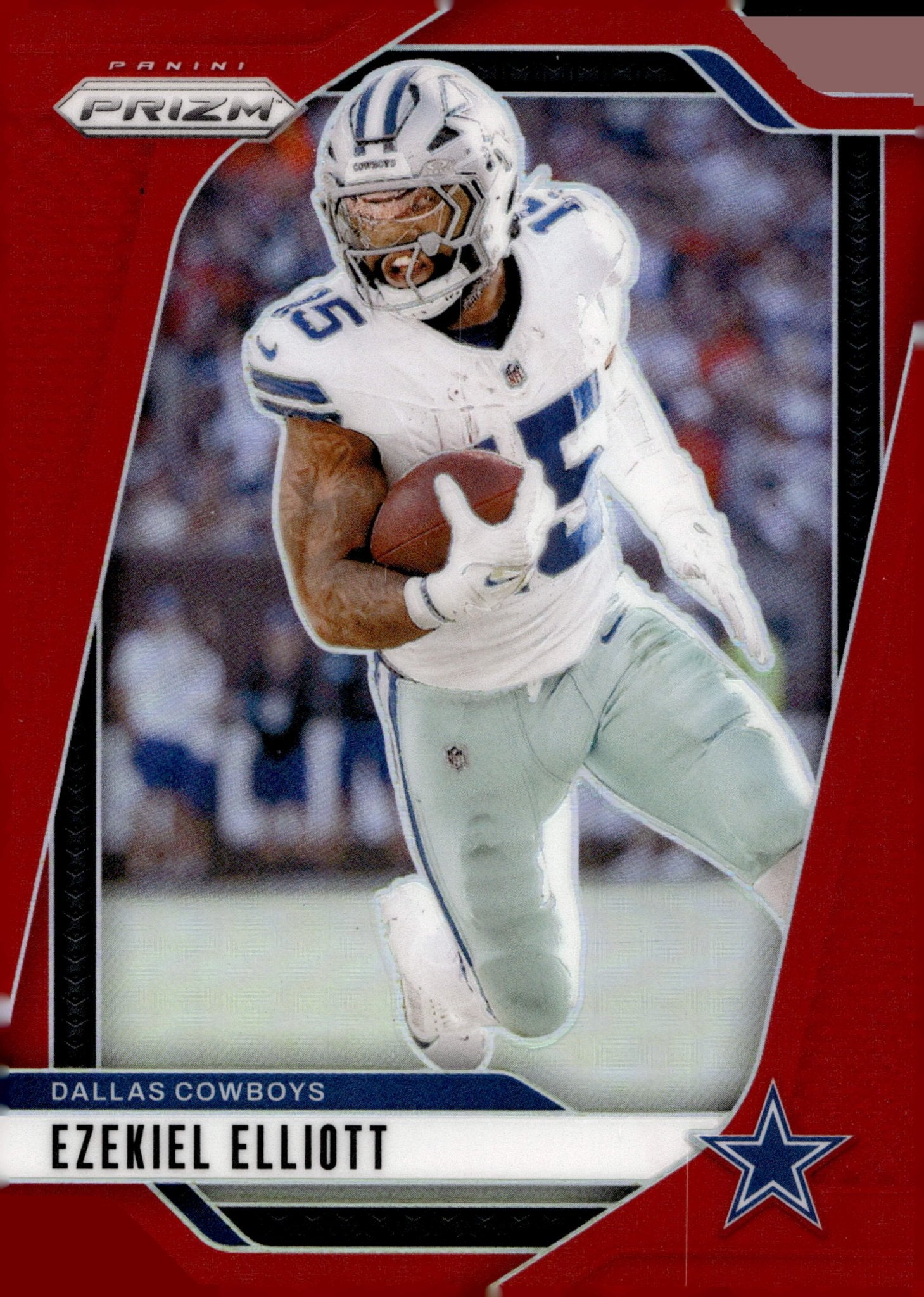 Ezekiel Elliott 2024 Panini Prizm Red Prizm #74 - Collector Store LLC