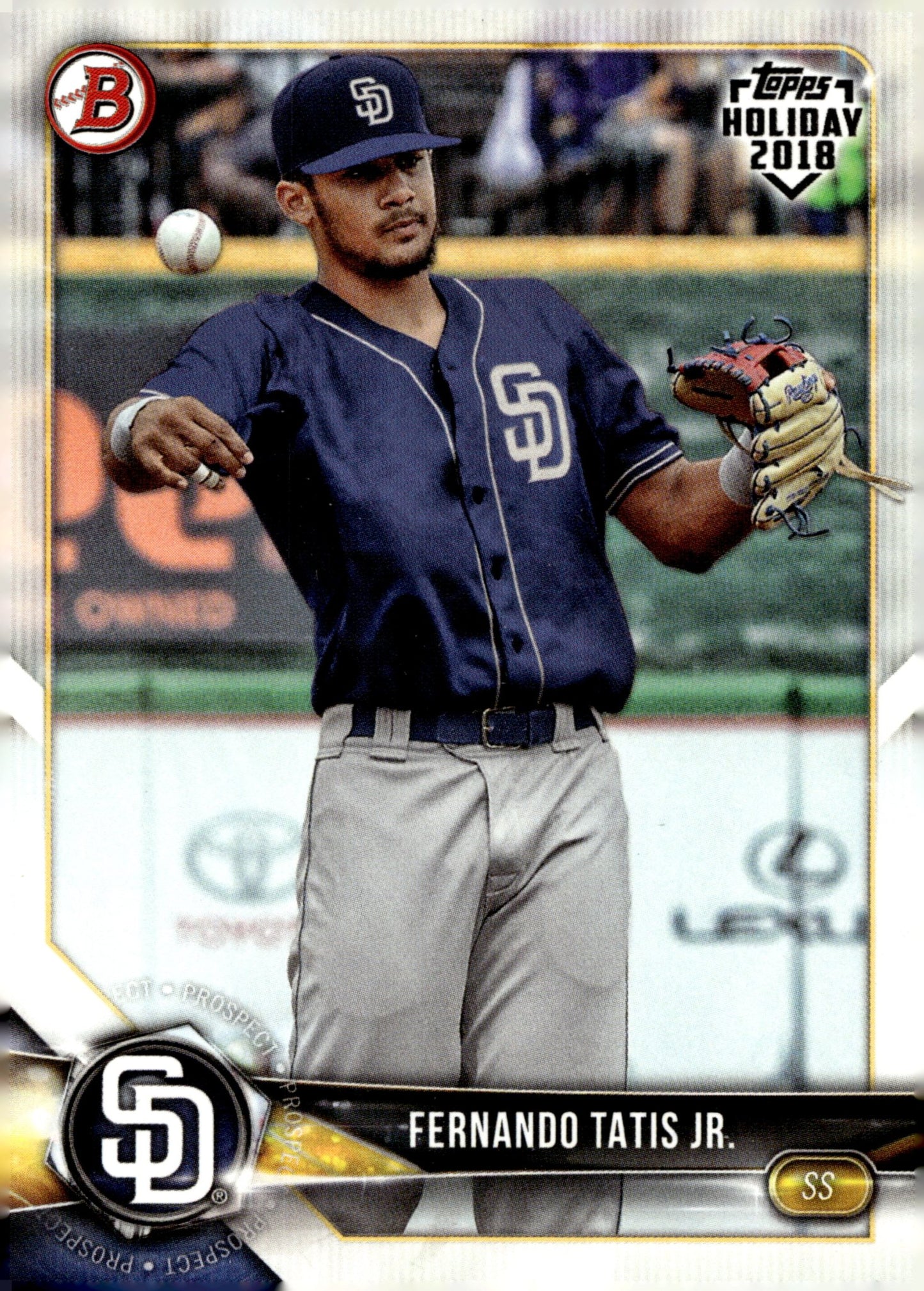 Fernando Tatis Jr. 2018 Bowman Holiday Prospect TH - FTJ - Collector Store LLC