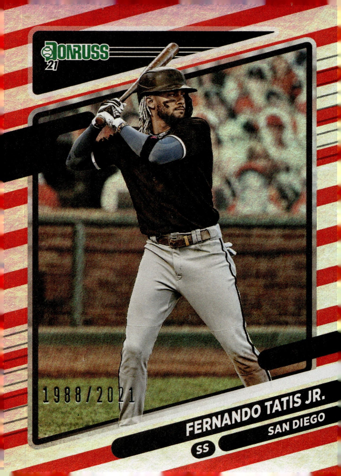 Fernando Tatis Jr. 2021 Panini Donruss Red 1988/2021 71 - Collector Store LLC