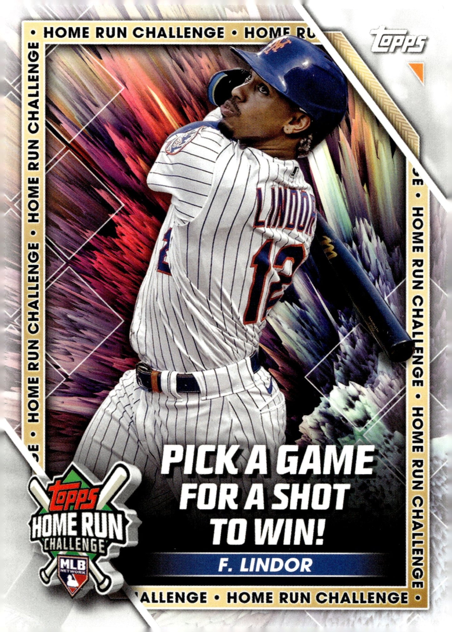 Francisco Lindor 2023 Topps Home Run Challenge HRC - 13 - Collector Store LLC