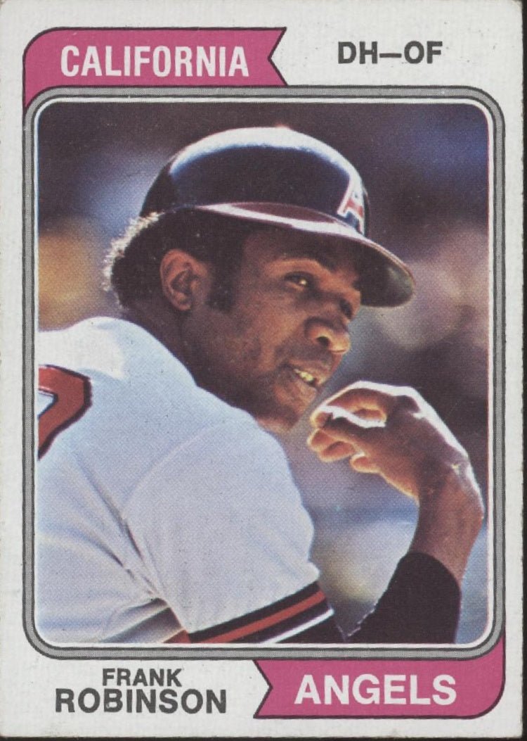 Frank Robinson 1974 Topps #55 California Angels VG - EX - Collector Store LLC
