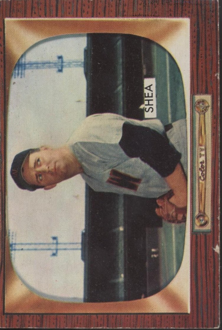 Frank Shea 1955 Bowman #207 Washington Senators VG #2 - Collector Store LLC
