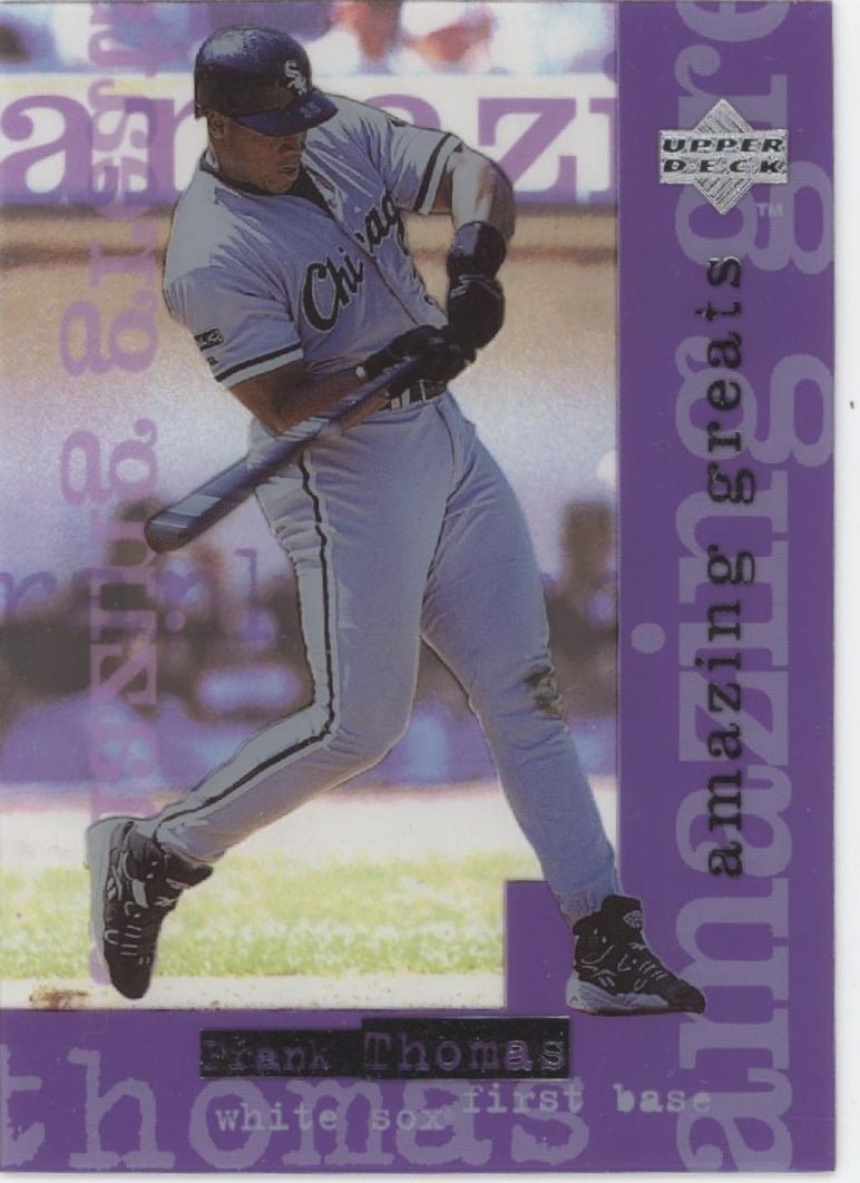 Frank Thomas 1997 Upper Deck Amazing Greats #AG20 - Collector Store LLC