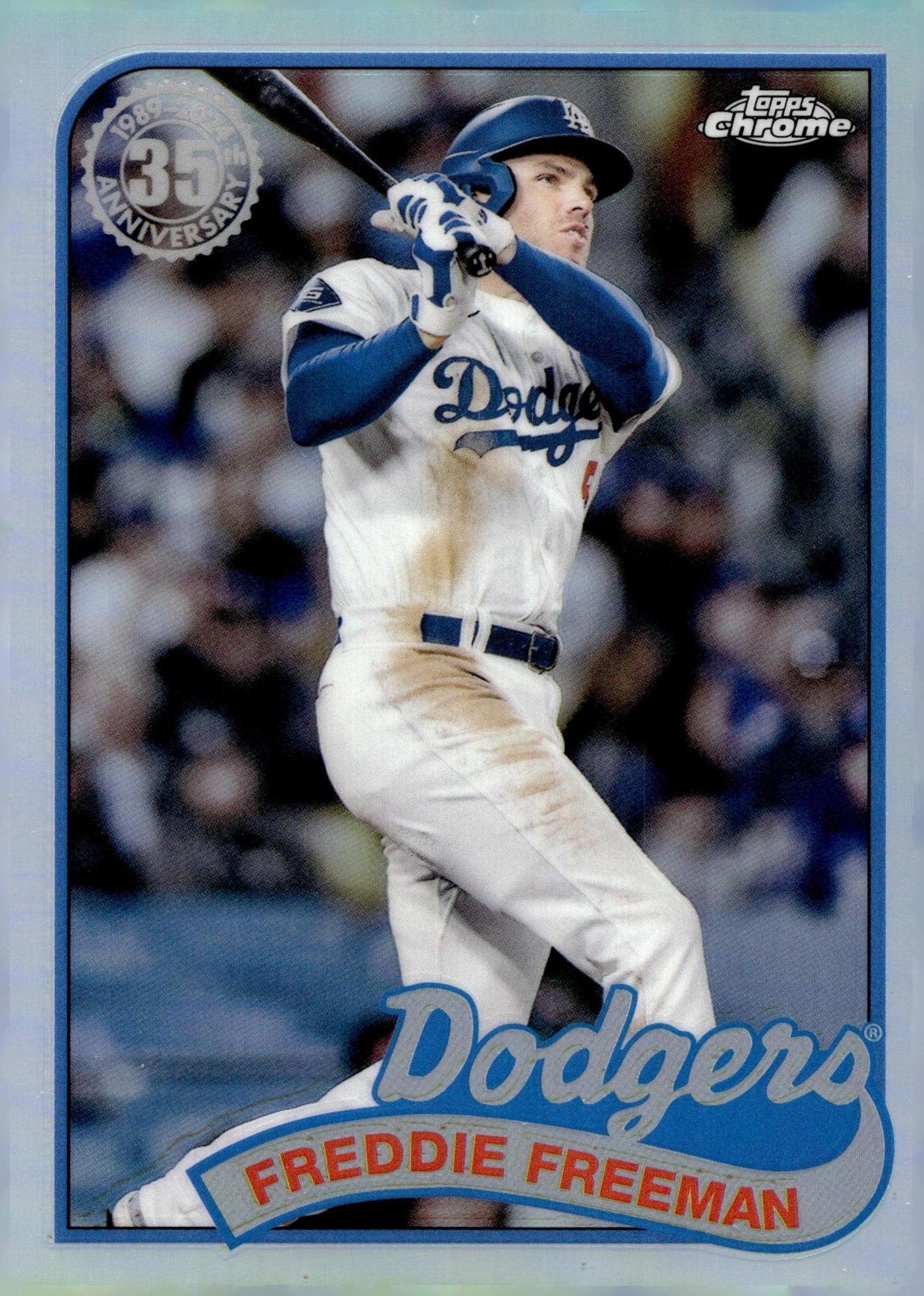 Freddie Freeman 2024 Topps Chrome 35th Anniversary Refractor #89CU - 16 - Collector Store LLC