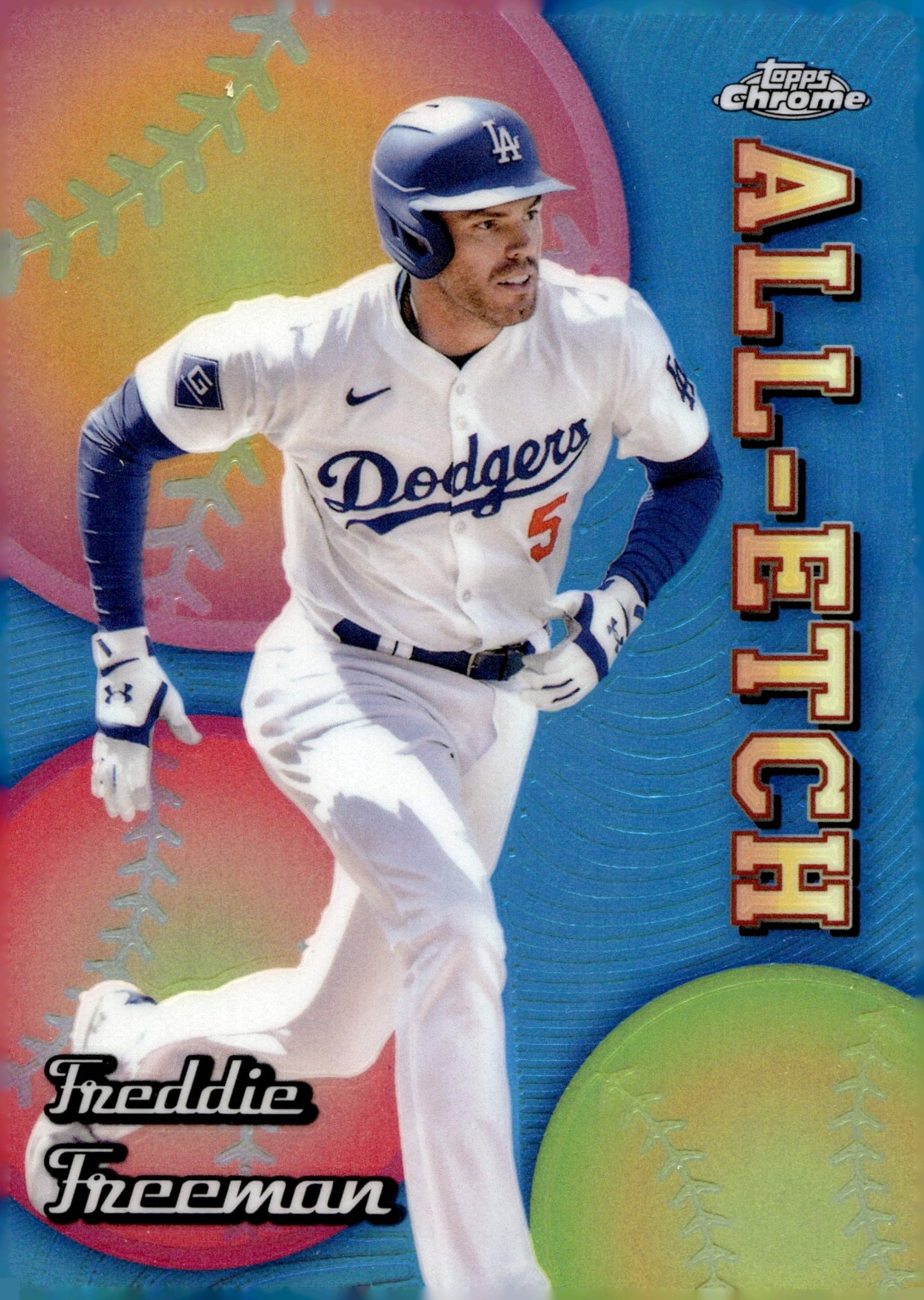 Freddie Freeman 2024 Topps Chrome All Etch Refractor #CAEU - 4 - Collector Store LLC