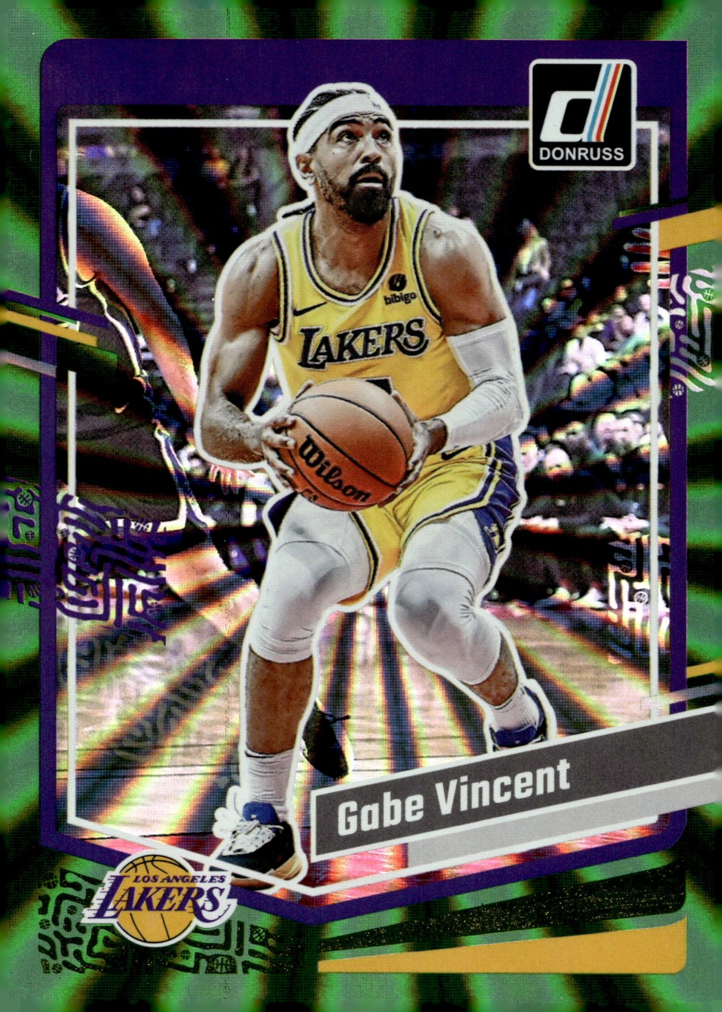 Gabe Vincent 2023 - 24 Panini Donruss Green Laser #68 - Collector Store LLC