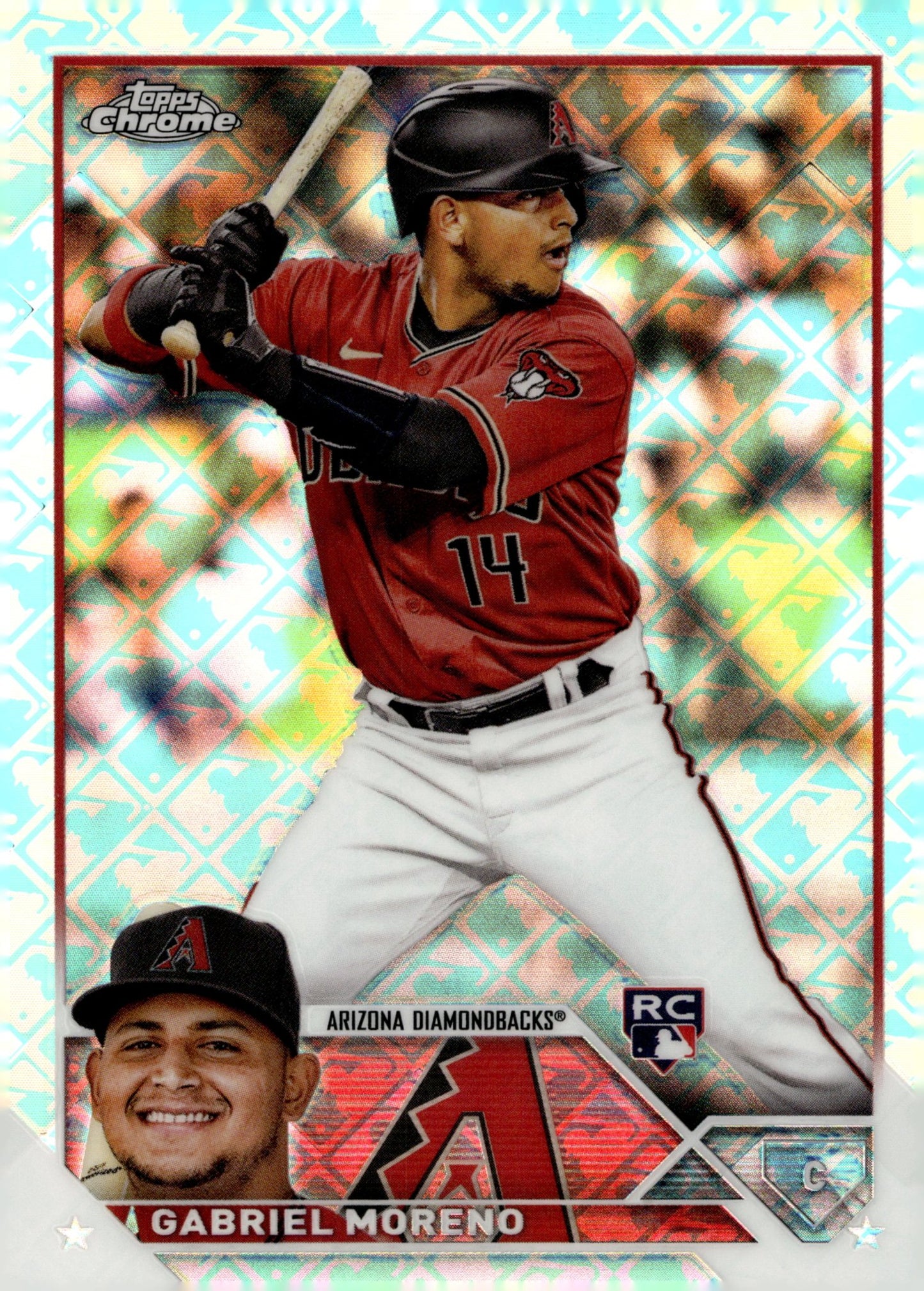 Gabriel Moreno 2023 Topps Chrome Logo Refractor RC 189 - Collector Store LLC