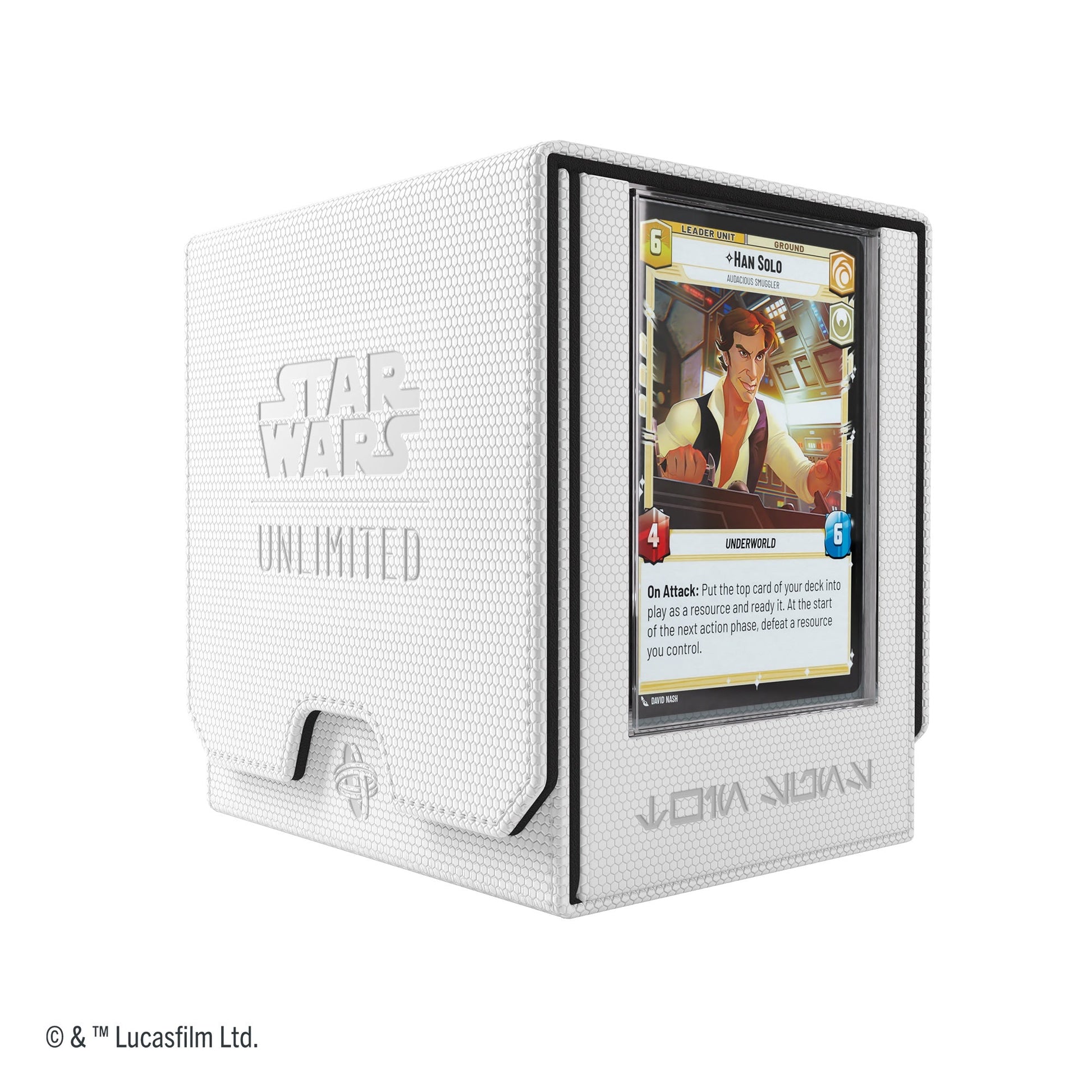 Gamegenic: Star Wars Unlimited Twin Suns Deck Pod (White/Black) - Collector Store LLC