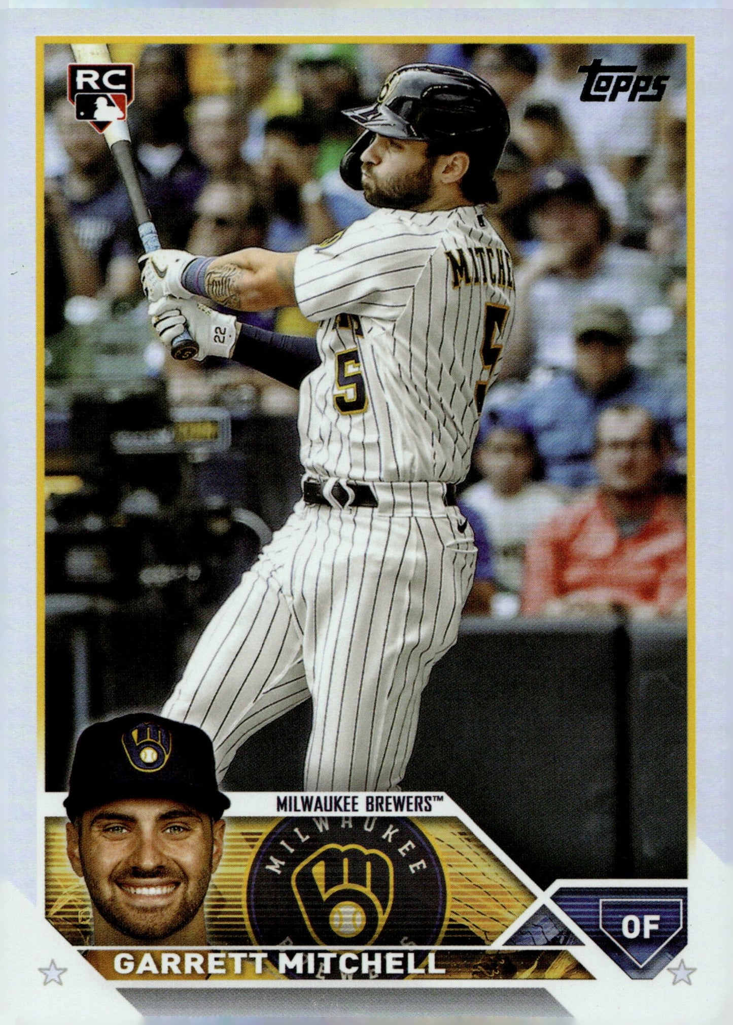 Garrett Mitchell 2023 Topps Series 2 Foil RC #359 - Collector Store LLC