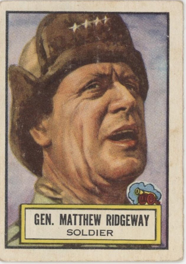 General Matthew Ridgeway 1952 Topps Look 'n See #35 GD - Collector Store LLC