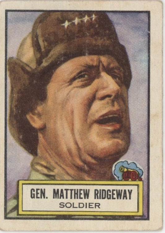 General Matthew Ridgeway 1952 Topps Look 'n See #35 GD - Collector Store LLC