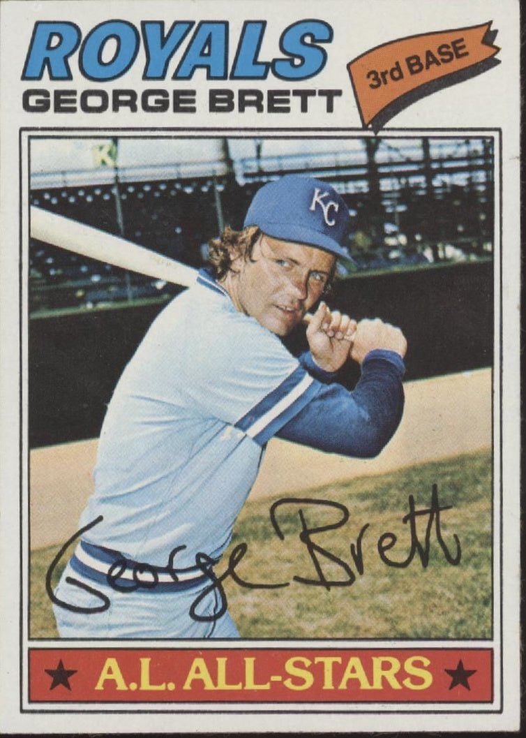George Brett 1977 Topps #580 Kansas City Royals EX - Collector Store LLC