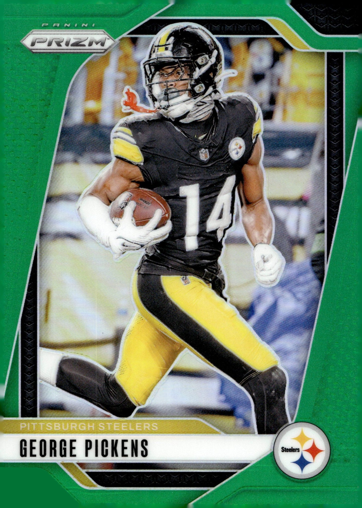 George Pickens 2024 Panini Prizm Green Prizm #243 - Collector Store LLC