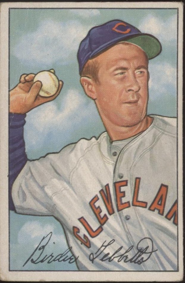 George Tebbetts 1952 Bowman #124 Cleveland Indians VG - EX - Collector Store LLC