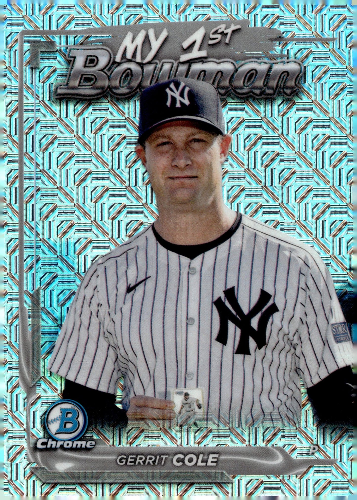 Gerrit Cole 2024 Bowman Chrome My 1st Bowman Mojo Refractor #M1B - 33 #1 - Collector Store LLC