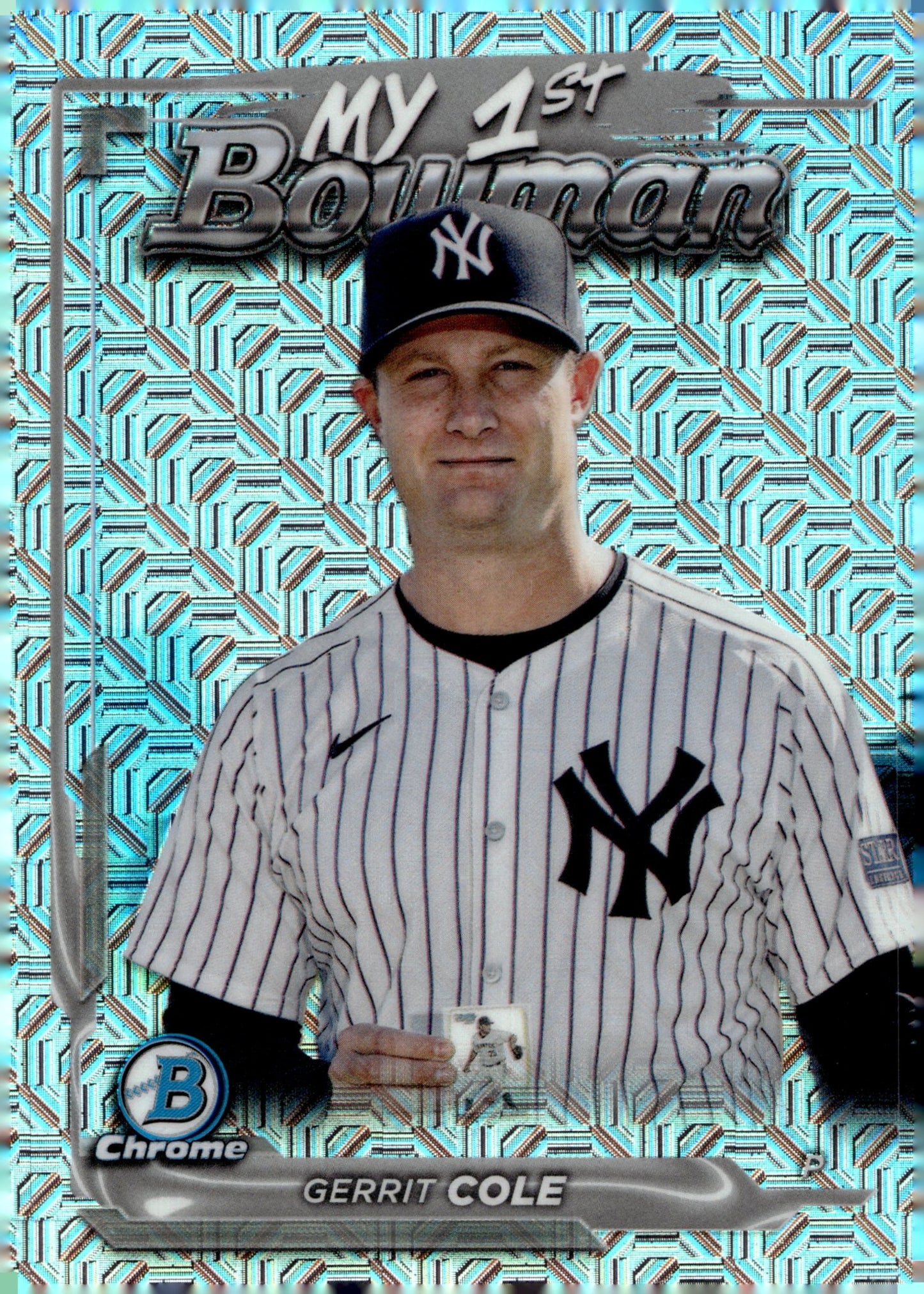 Gerrit Cole 2024 Bowman Chrome My 1st Bowman Mojo Refractor #M1B - 33 #2 - Collector Store LLC