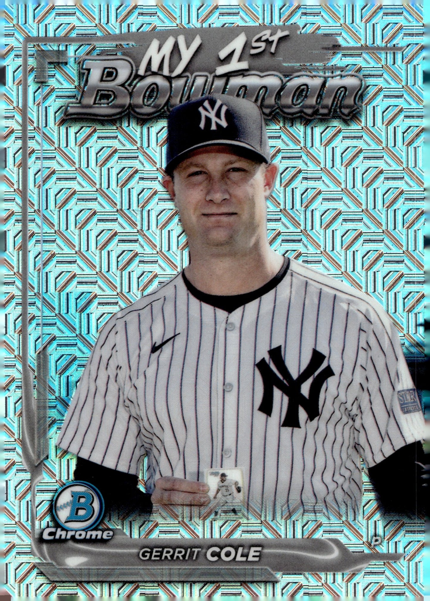 Gerrit Cole 2024 Bowman Chrome My 1st Bowman Mojo Refractor #M1B - 33 #3 - Collector Store LLC
