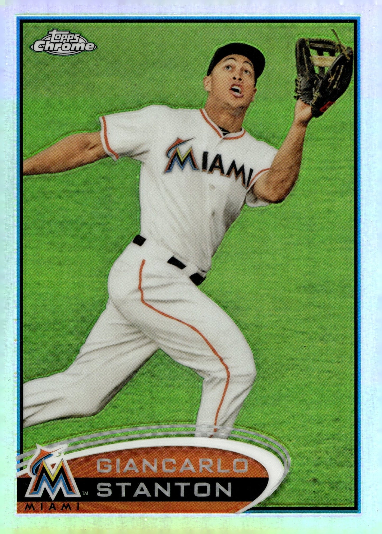 Giancarlo Stanton 2012 Topps Chrome Refractor 32 - Collector Store LLC