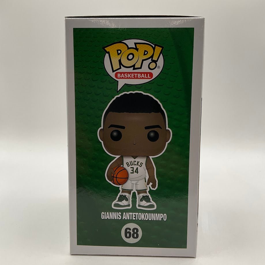 Giannis Antetokounmpo (White) Funko Pop! Milwaukee Bucks 68 - Collector Store LLC