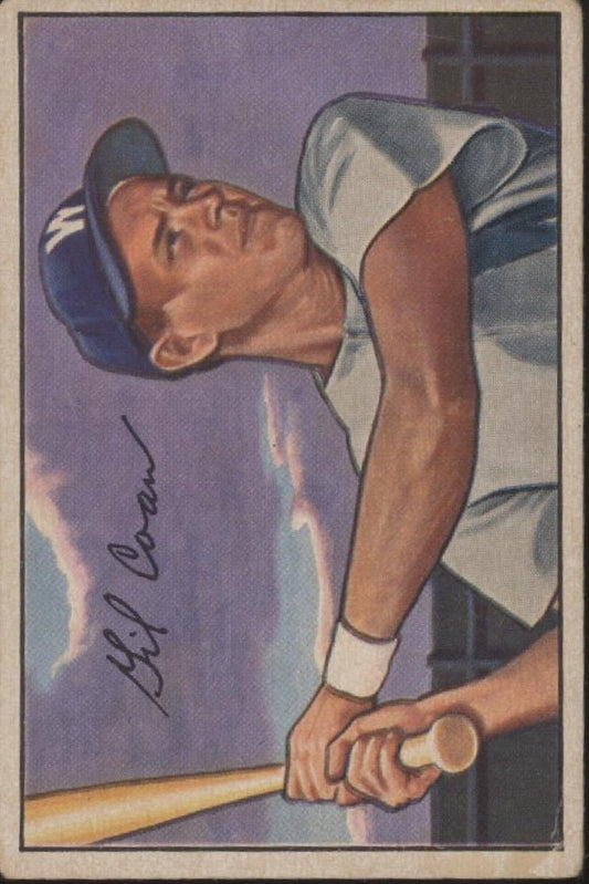 Gil Coan 1952 Bowman #51 Washington Senators VG - Collector Store LLC