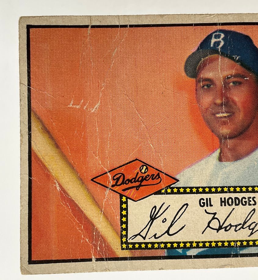 Gil Hodges 1952 Topps #36 Brooklyn Dodgers PR - Collector Store LLC