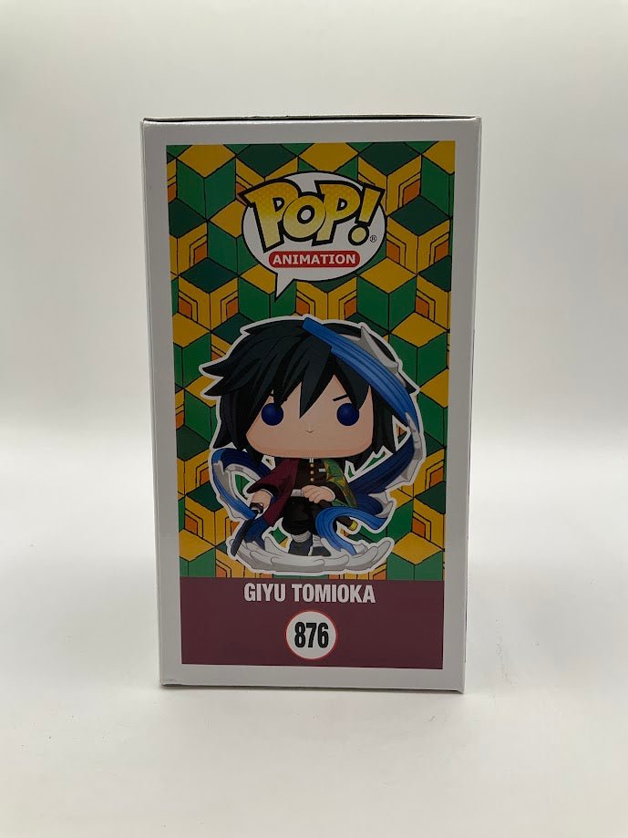 Giyu Tomioka Funko Pop! Demon Slayer #876 AAA Anime Exclusive with PSA Auto - Collector Store LLC