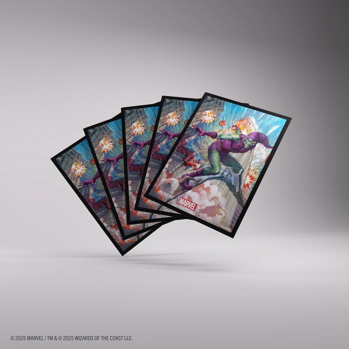 Gamegenic: Magic the Gathering Spider-Man Art Sleeves 105ct (Green Goblin)