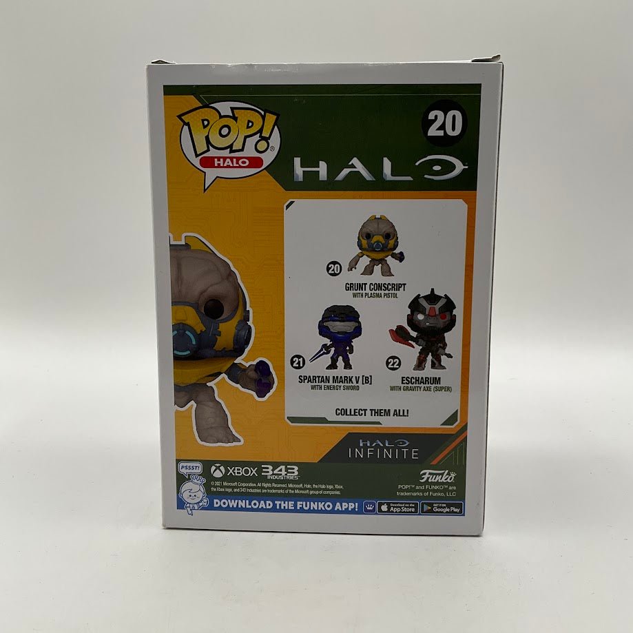 Grunt Conscript with Plasma Pistol Funko Pop! Halo #20 - Collector Store LLC