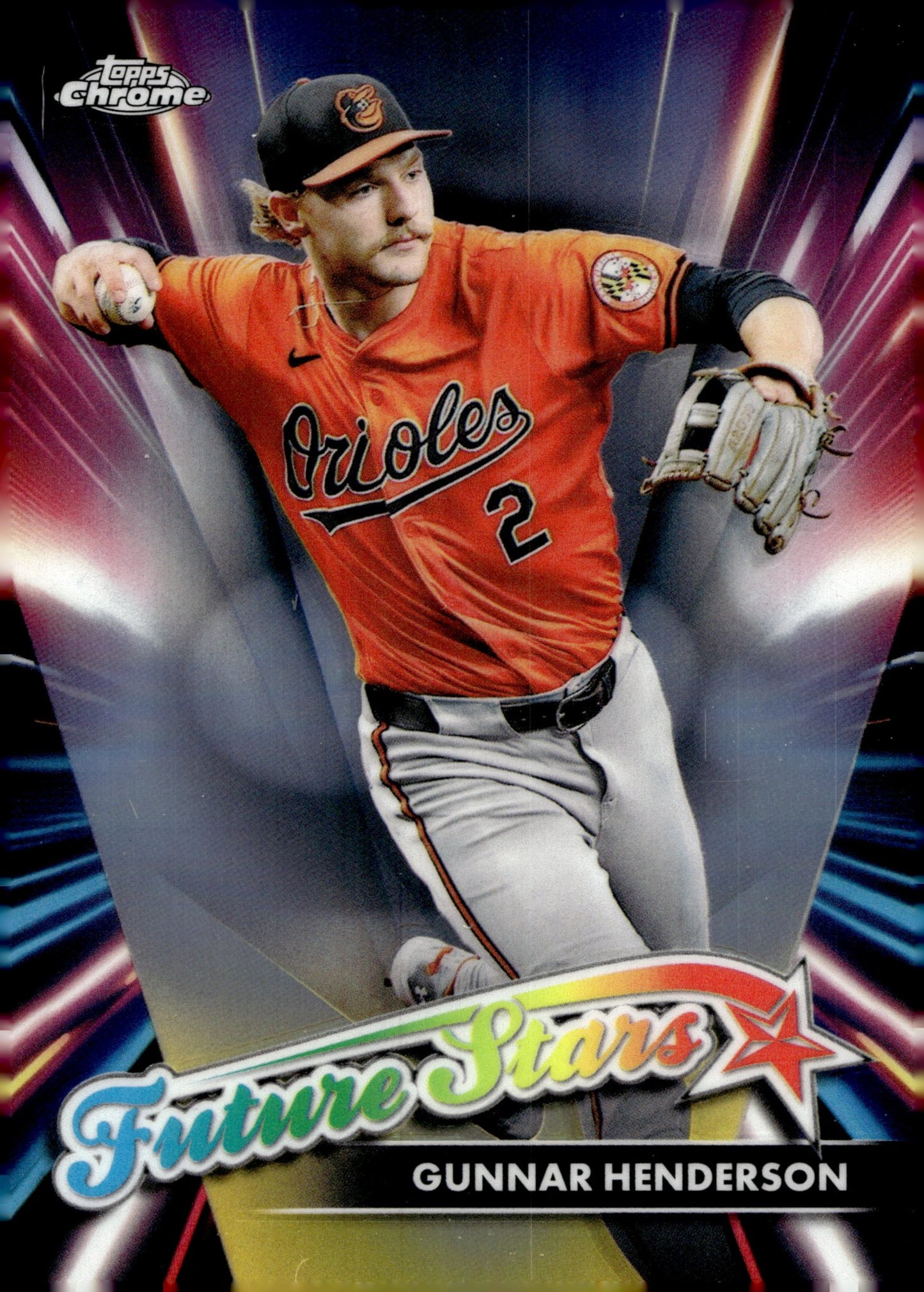 Gunnar Henderson 2024 Topps Chrome Future Stars Refractor FSU - 2 4 - Collector Store LLC