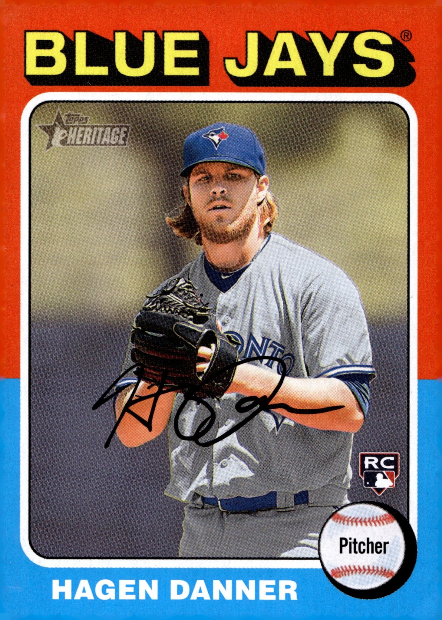 Hagen Danner 2024 Topps Heritage RC #495 - Collector Store LLC