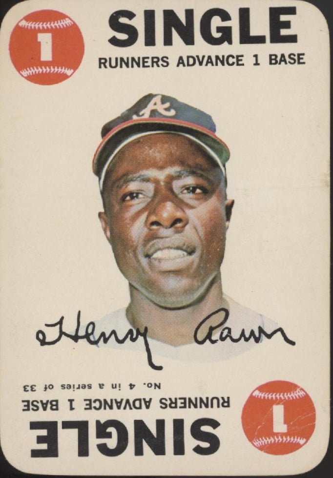 Hank Aaron 1968 Topps Game #4 Atlanta Braves VG - EX #2 - Collector Store LLC