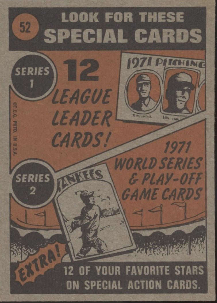 Harmon Killebrew 1972 Topps In Action #52 Minnesota Twins VG - EX #1 - Collector Store LLC
