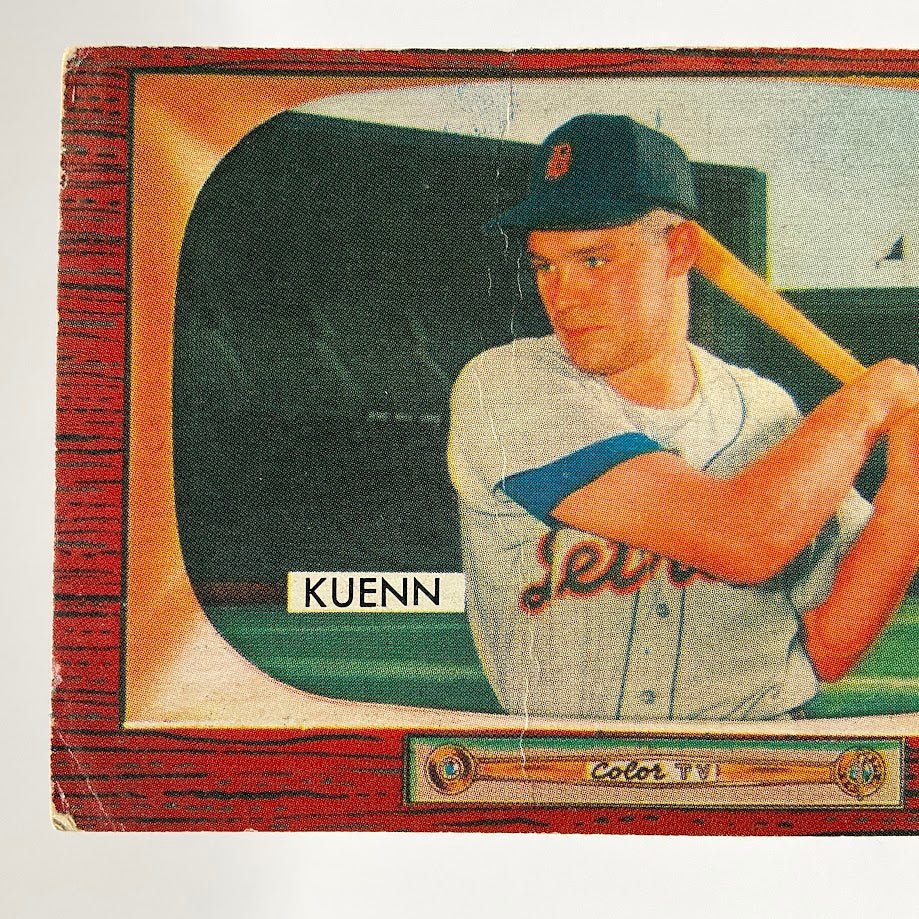 Harvey Kuenn 1955 Bowman #132 Detroit Tigers GD - Collector Store LLC