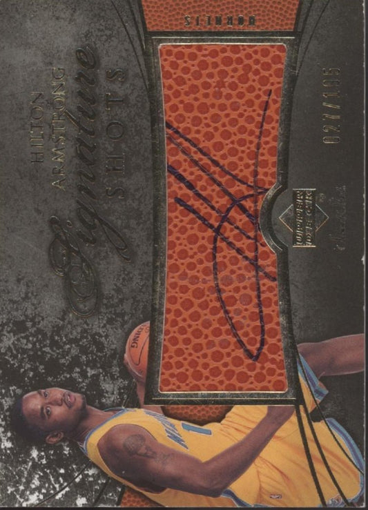 Hilton Armstrong 2007 - 08 Upper Deck Sweet Shot Relic Auto 027/195 #SS - HA - Collector Store LLC