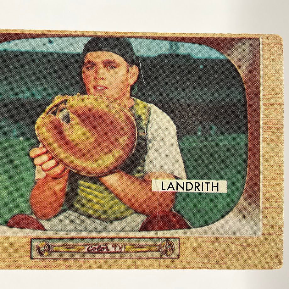 Hobie Landrith 1955 Bowman #50 Cincinnati Redlegs VG #2 - Collector Store LLC