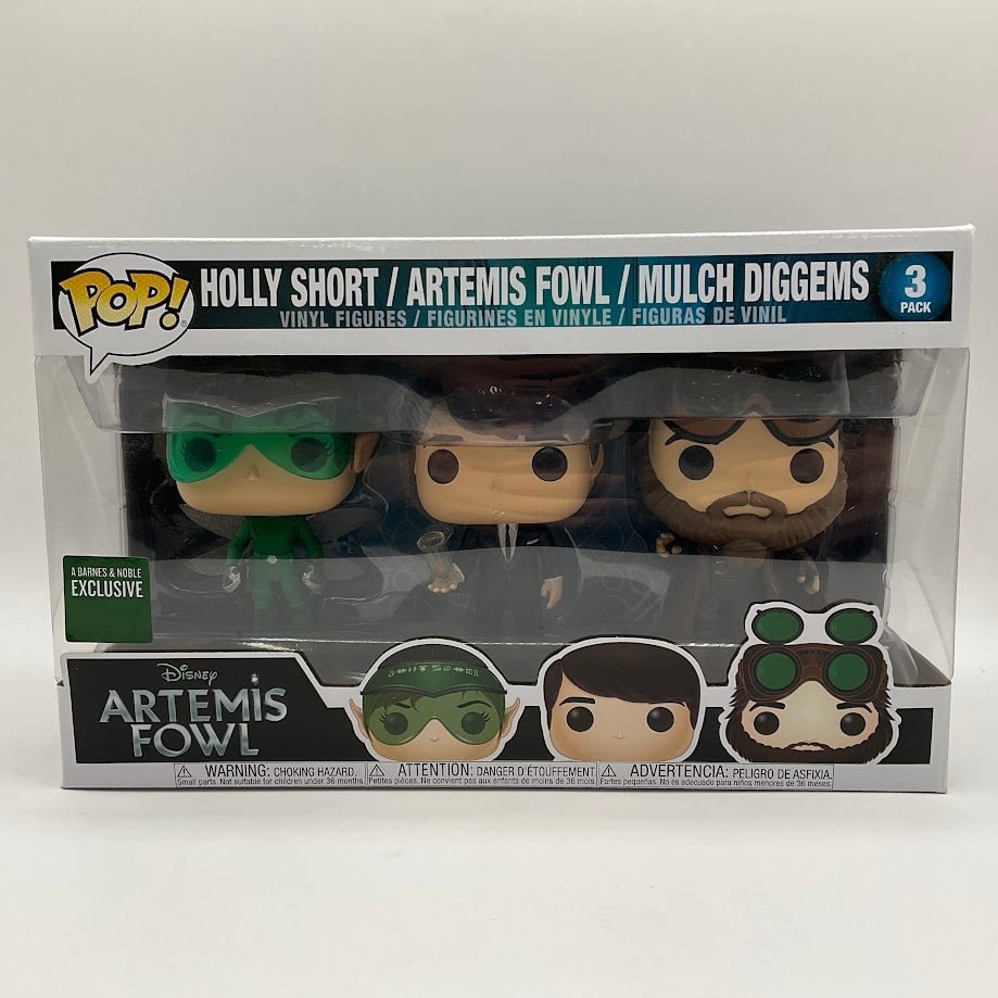 Holly Short / Artemis Fowl / Mulch Diggems Funko Pop! 3 Pack Barnes & Noble - Collector Store LLC