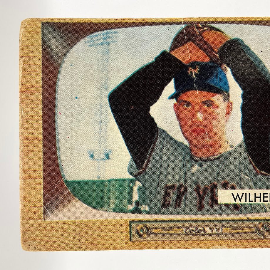 Hoyt Wilhelm 1955 Bowman #1 New York Giants PR - Collector Store LLC