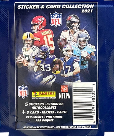 2021 Panini Football Sticker Pack