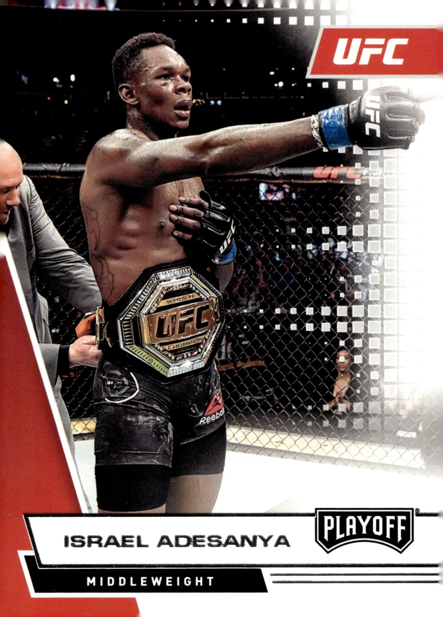 Israel Adesanya 2021 Panini Chronicles Playoff #69 - Collector Store LLC