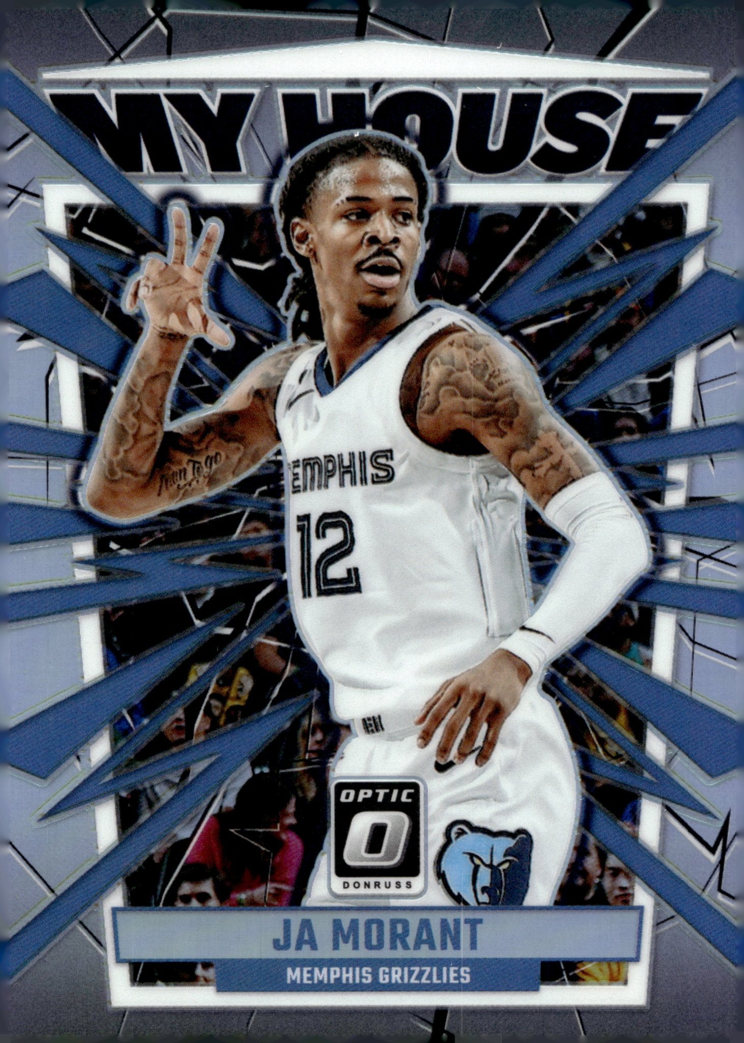 Ja Morant 2023 - 24 Panini Donruss Optic My House Prizm #15 - Collector Store LLC