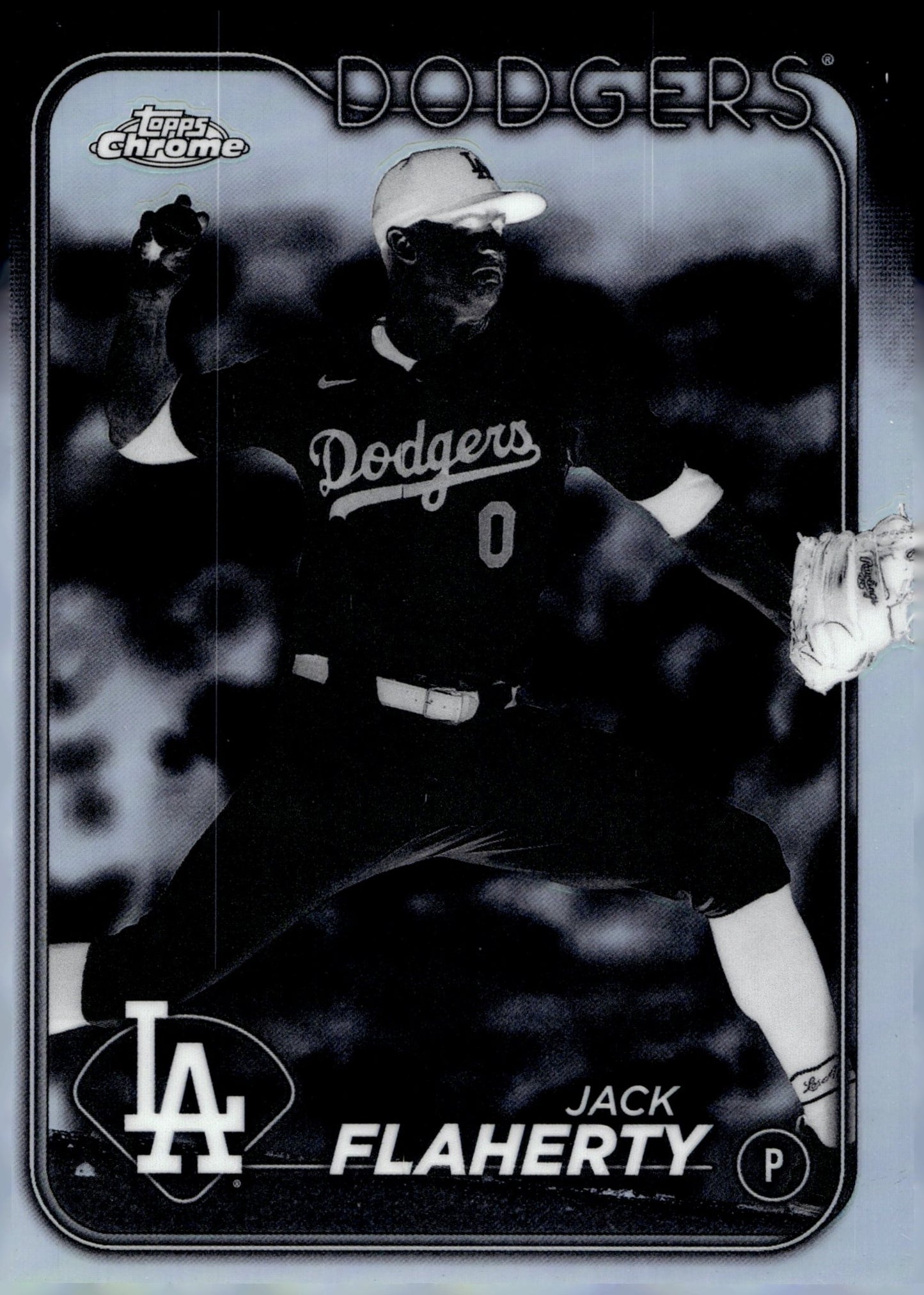 Jack Flaherty 2024 Topps Chrome Negative Refractor USC114 - Collector Store LLC